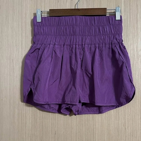 Free People Movement Purple The Way Home Shorts, Size Medium (v) - Picture 5 of 9
